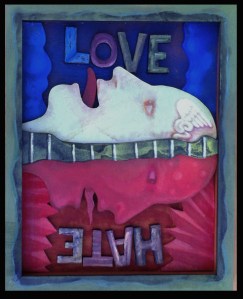 love hate three views